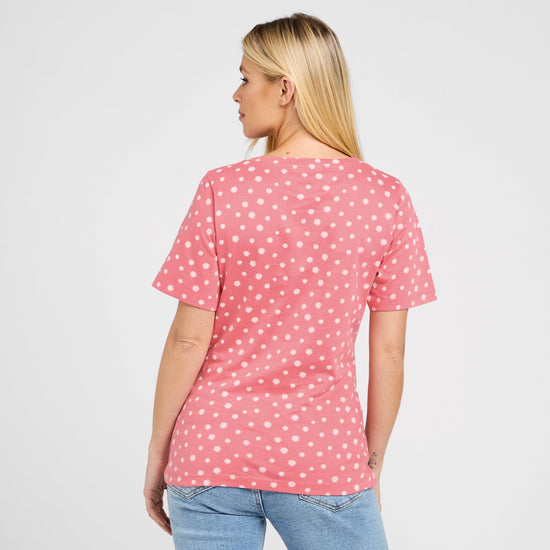 Women’s Ditsy Print Short Sleeved Tee