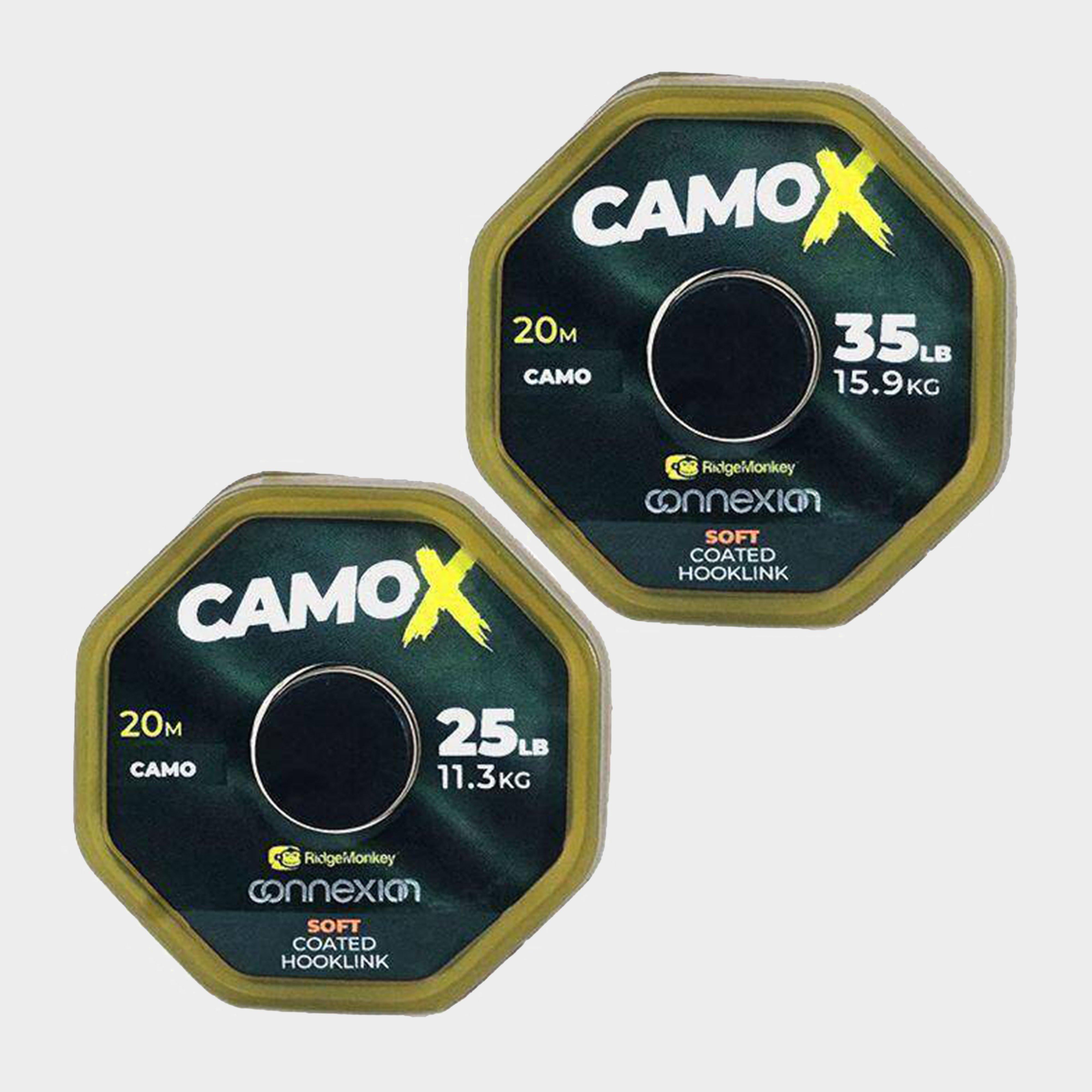 CamoX Soft Coated Hooklink 35lb
