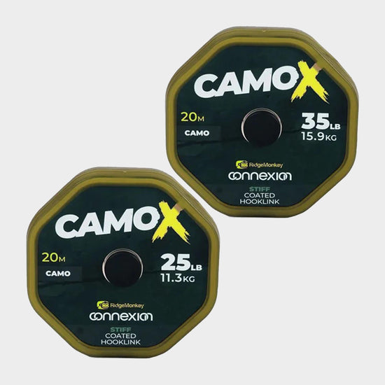 CamoX Stiff Coated Hooklink 35lb
