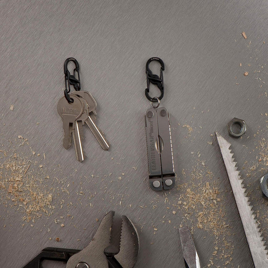 Mini S-lock Carabiner 2 pack