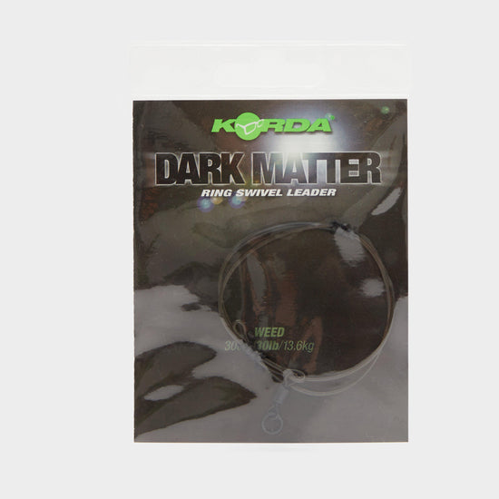 Dark Matter Ring Swivel Leader 30lb 30cm