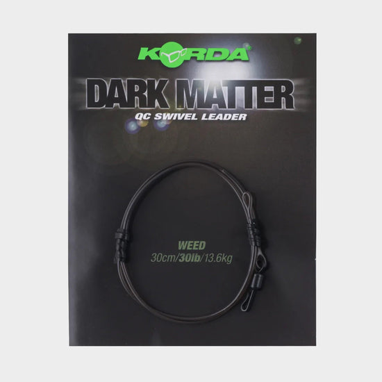Dark Matter QC Swivel Leader 30lb 30cm