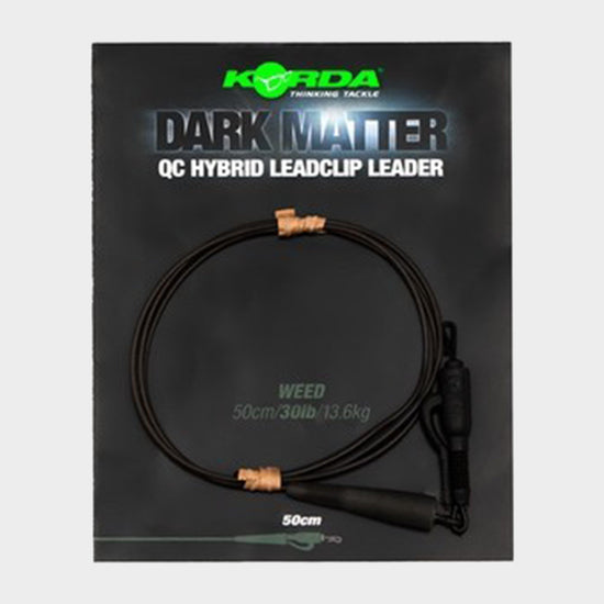 Dark Matter Leader QC Hybrid Clip 30lb 50cm Weed