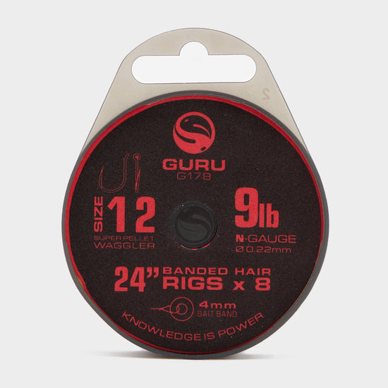 Super Pellet Waggler Bait Band Fishing Rig 24" Size 12