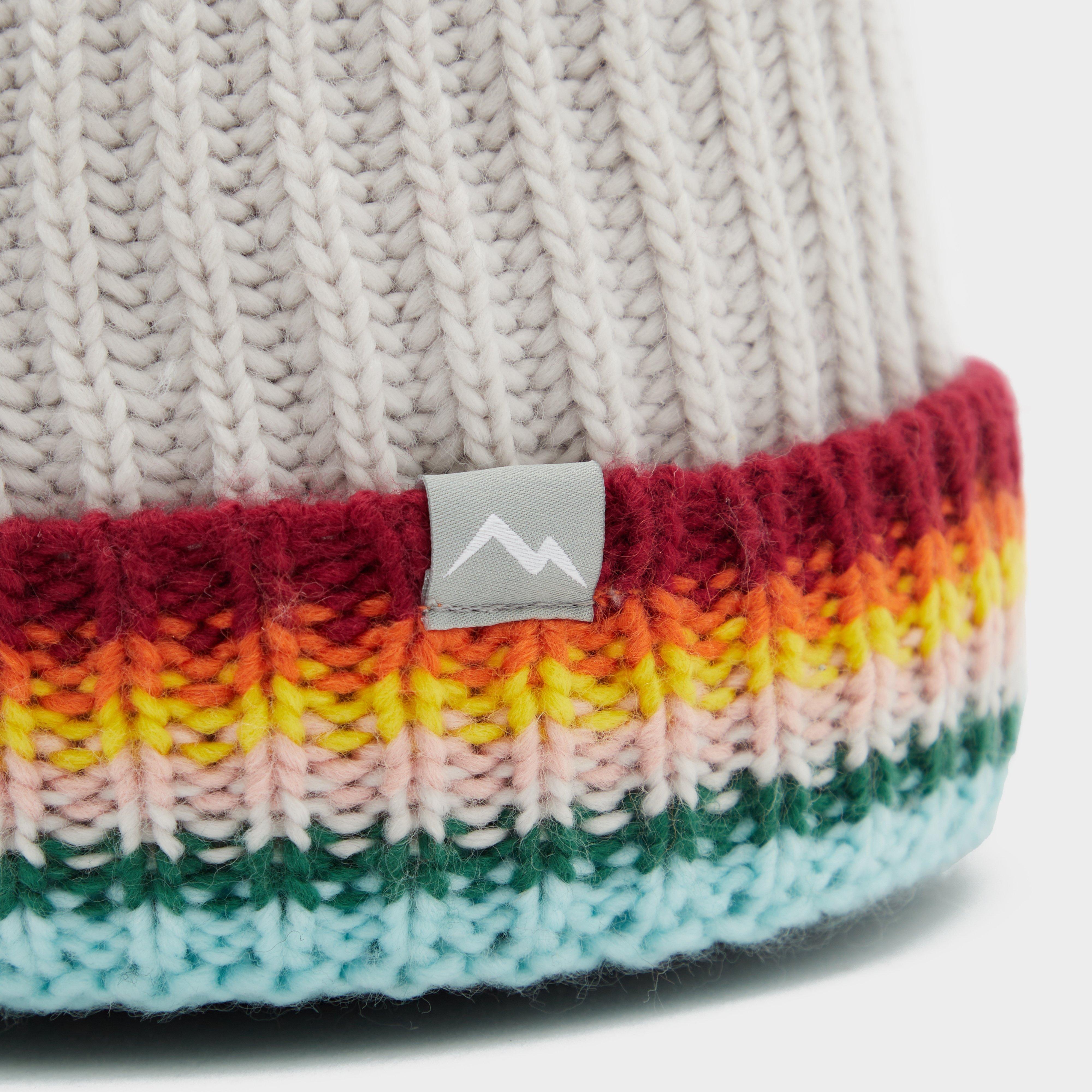 Kids’ Striped Bobble Beanie Hat