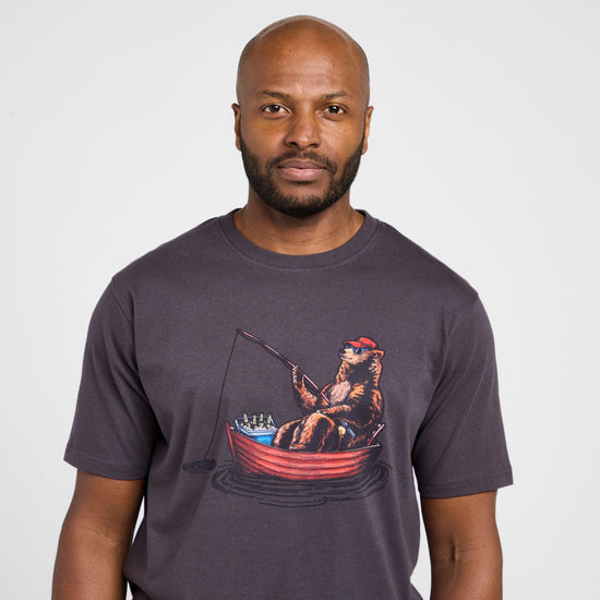 Men's Fishing Bear T-Shirt