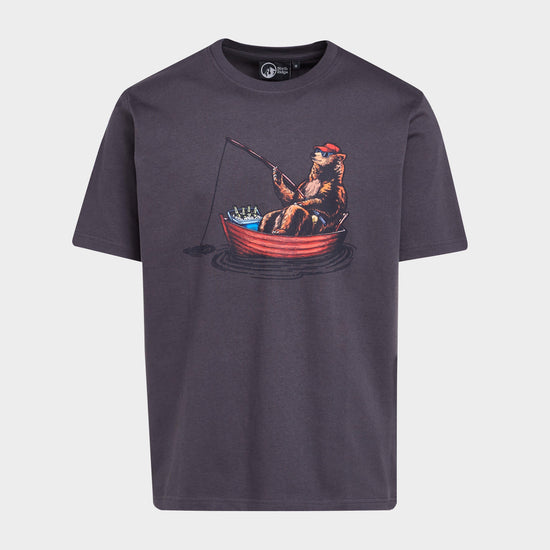 Men's Fishing Bear T-Shirt