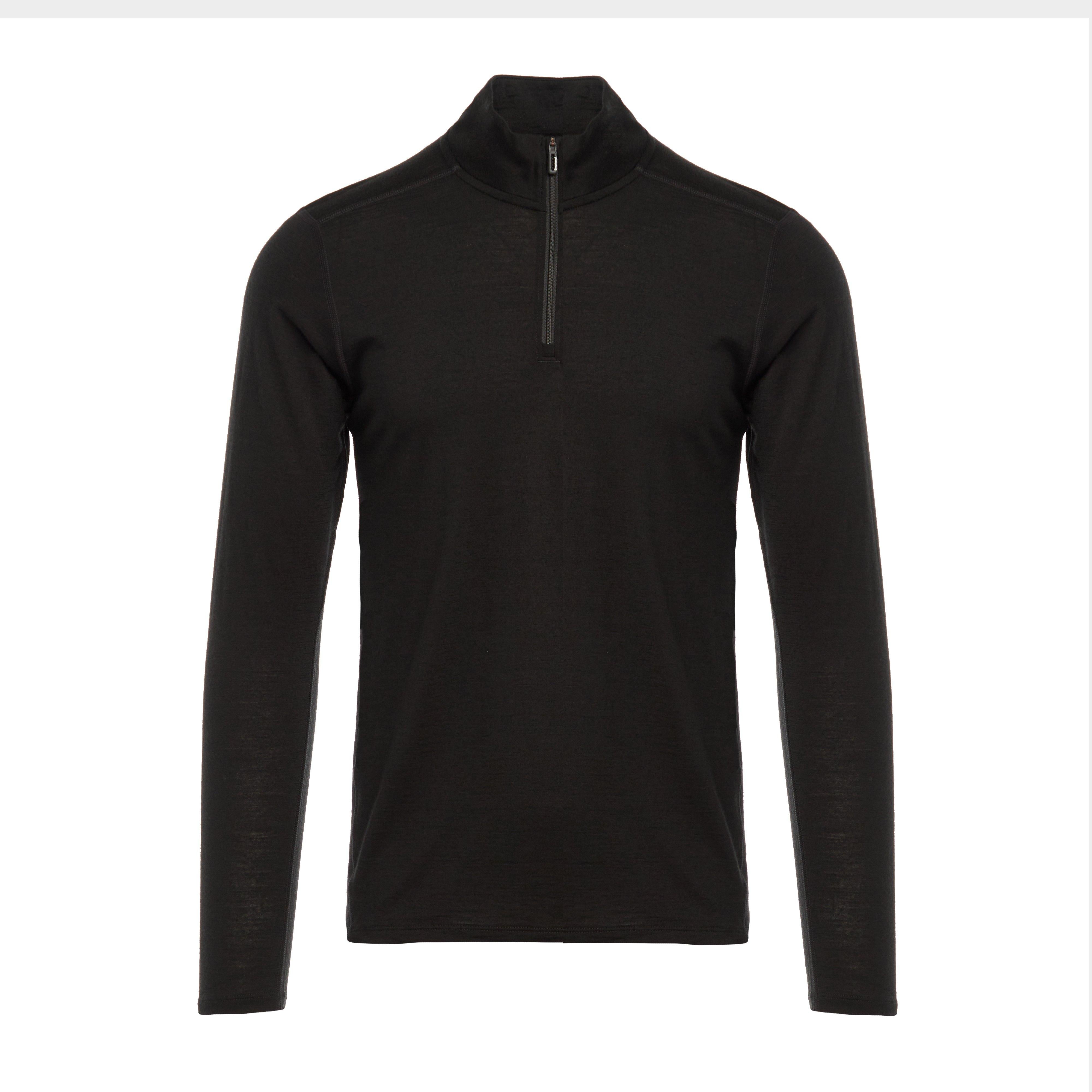 Men's Classic All-Season Merino Half-Zip Baselayer Top