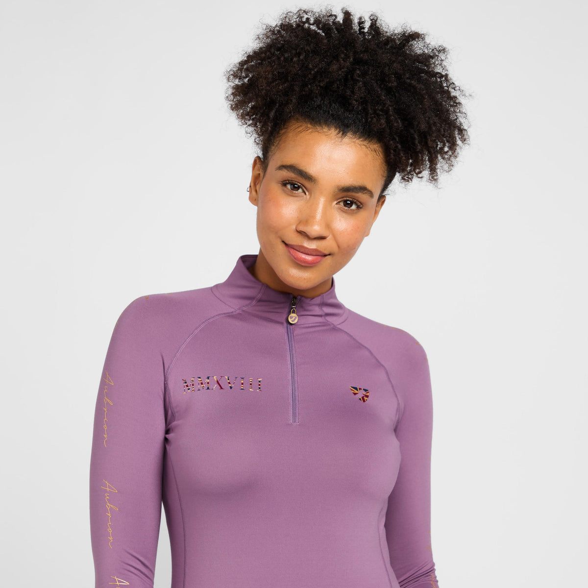 Ladies Team Long Sleeve Base Layer Mauve