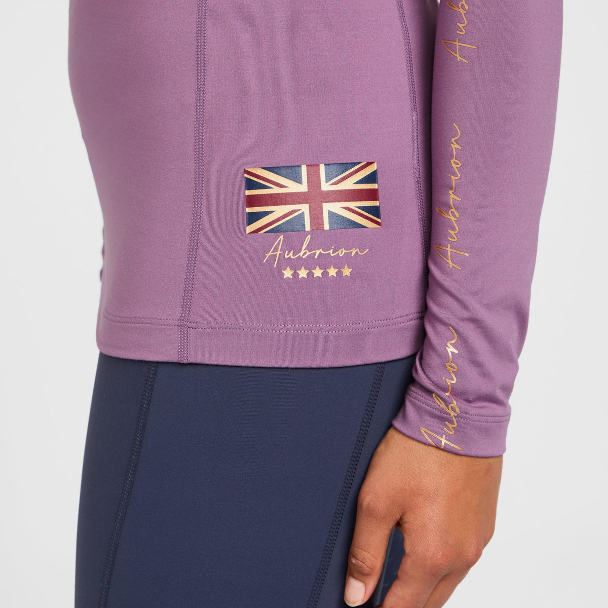 Ladies Team Long Sleeve Base Layer Mauve