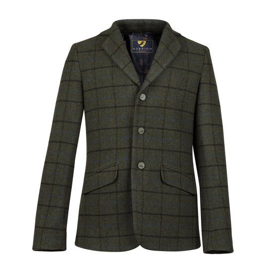 Men's Saratoga Tweed Jacket Dark Green Check