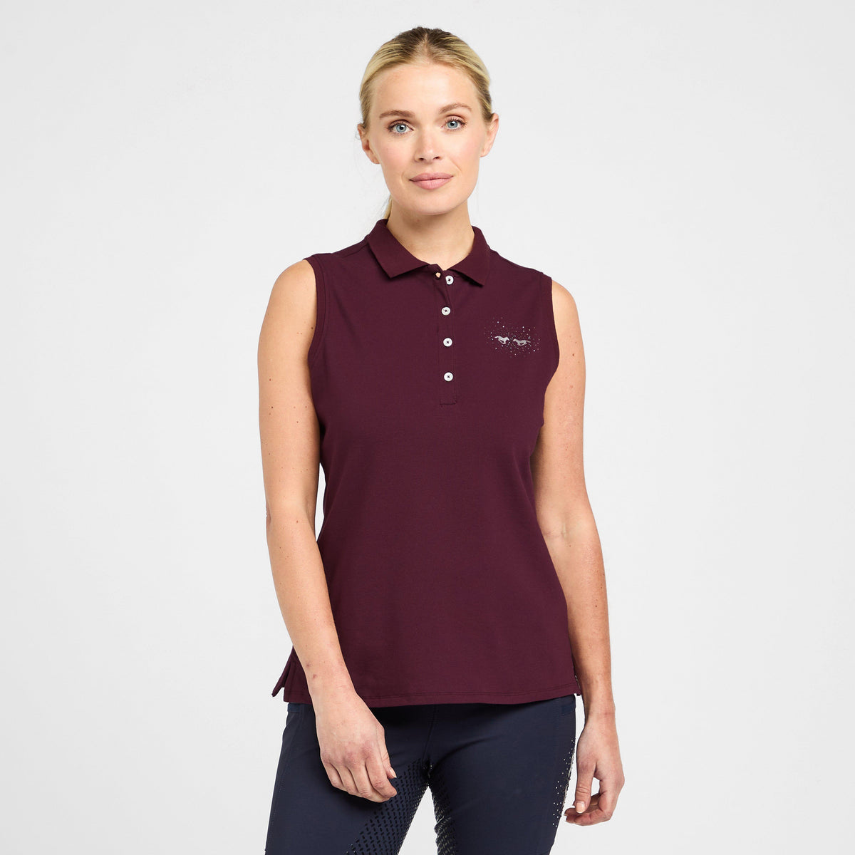 Women's Classic Sleeveless Polo Shirt