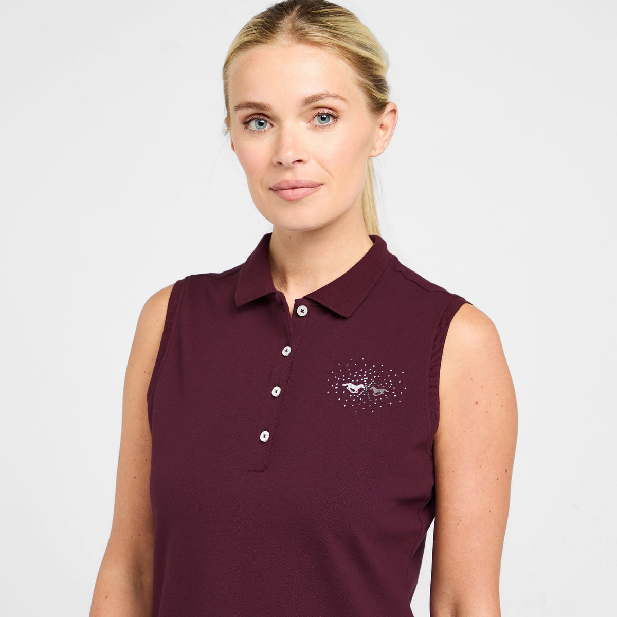 Women's Classic Sleeveless Polo Shirt