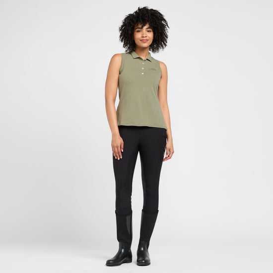 Women's Classic Sleeveless Polo Shirt