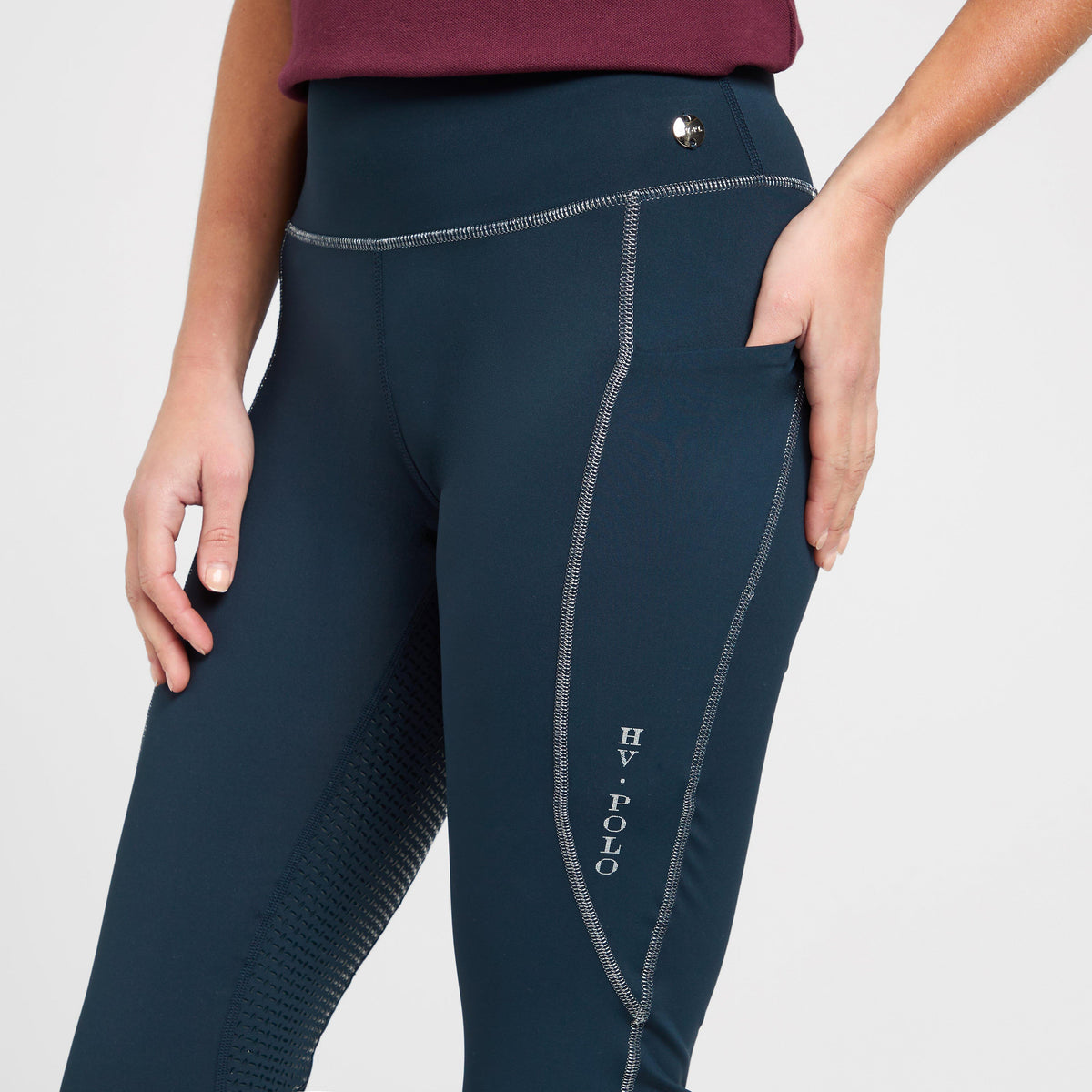 Women's Sporty Sue Full Seat Riding Tights Navy