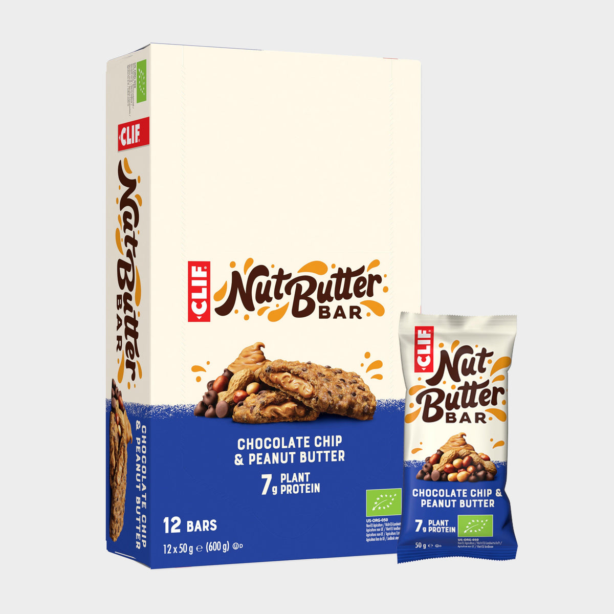 Nut Butter Filled Energy Bar (Chocolate Chip & Peanut Butter) 50g