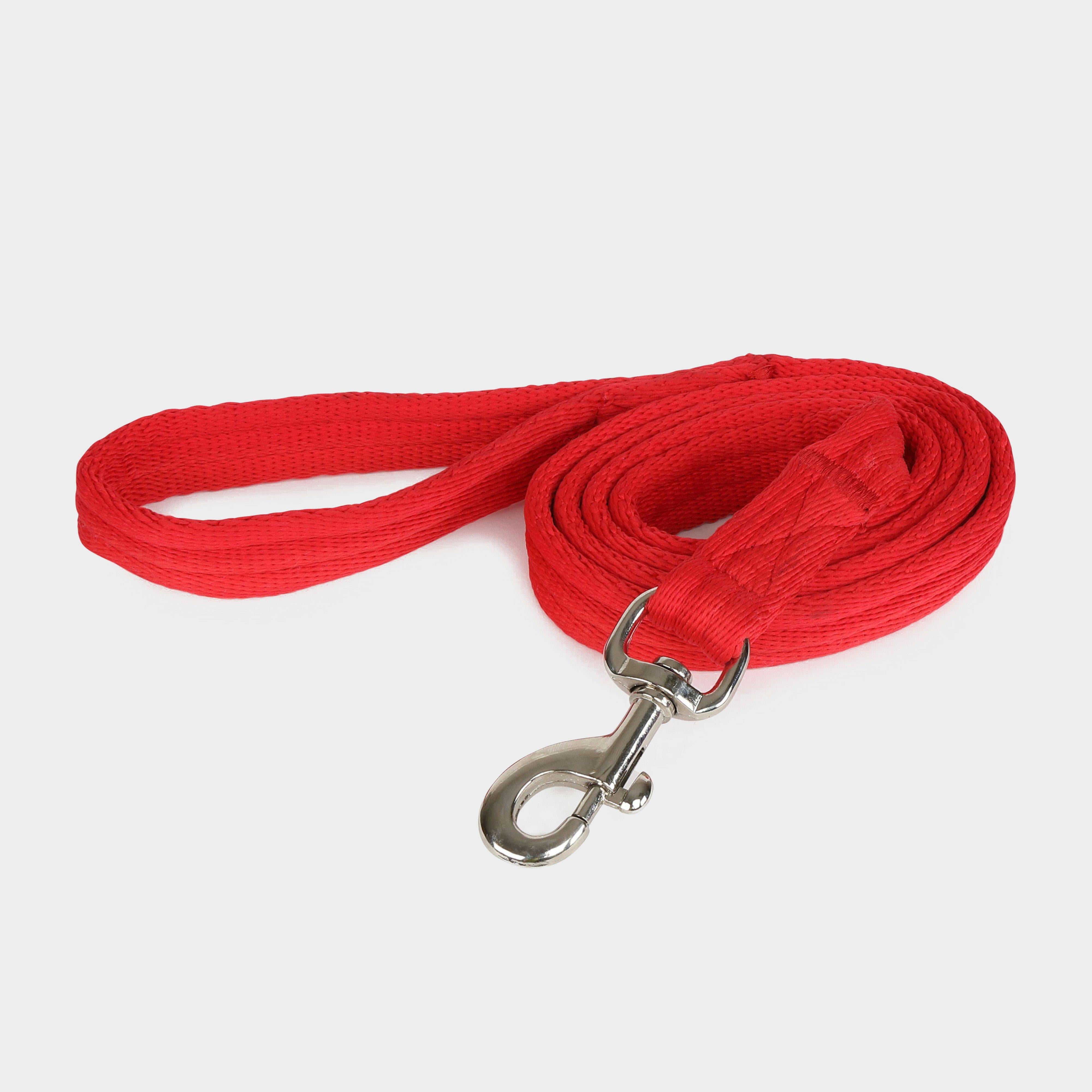 Cushion Web Lead Rope Red