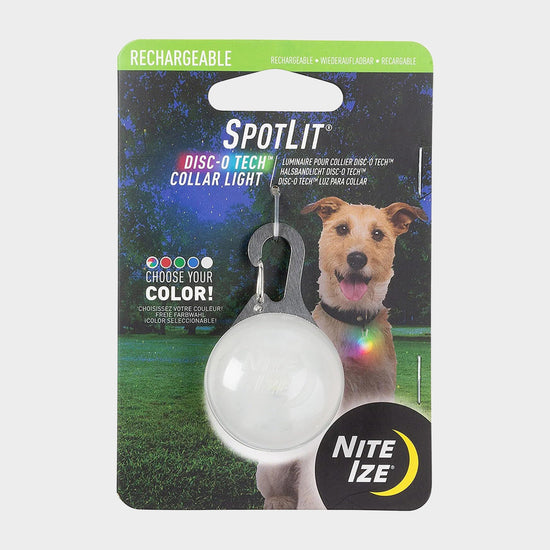Spotlit® Rechargeable Disco Tech™ Collar Light