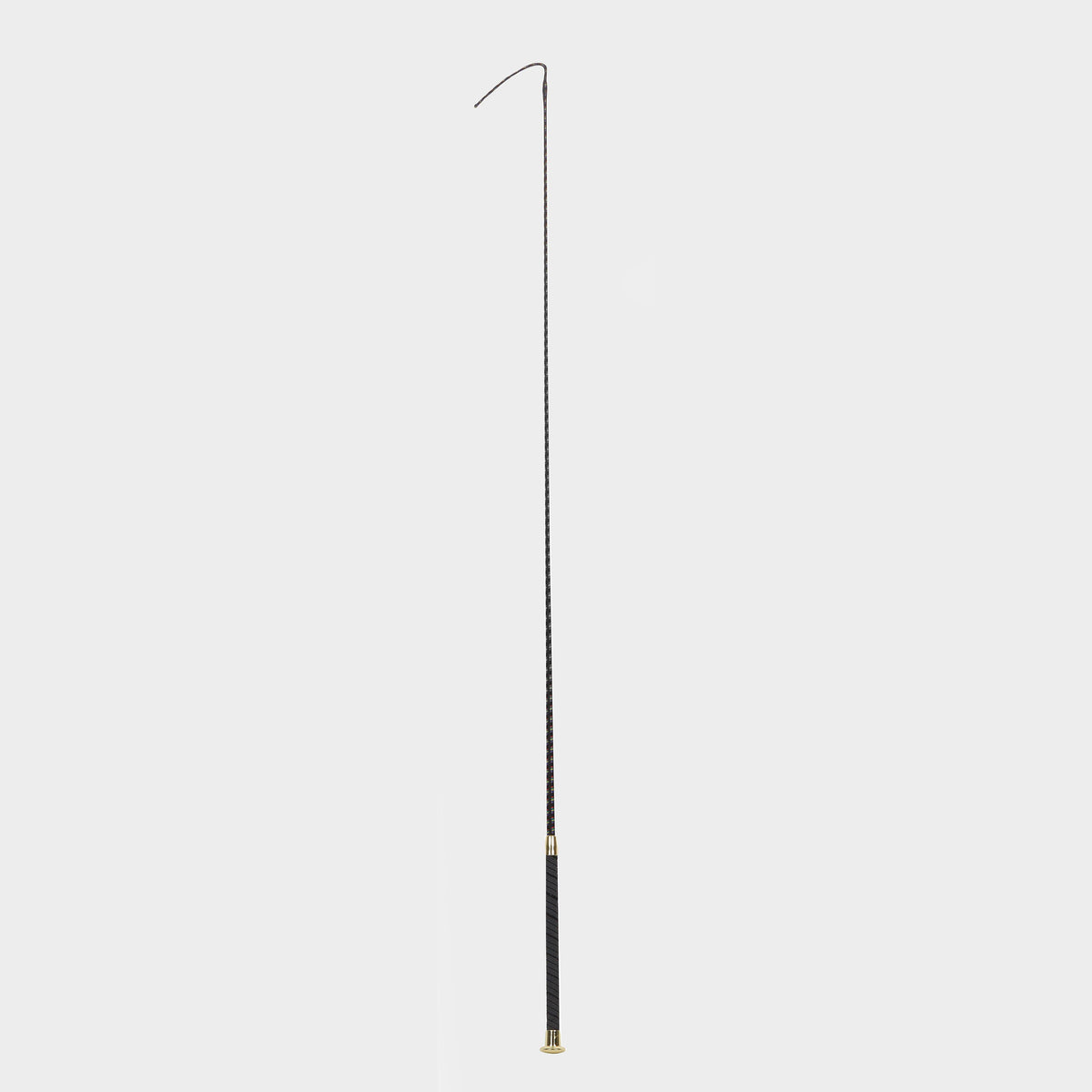 Glitter Handle Dressage Whip Black/Rainbow