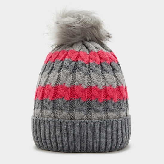 Women's Bute Waterproof Beanie Hat Pink