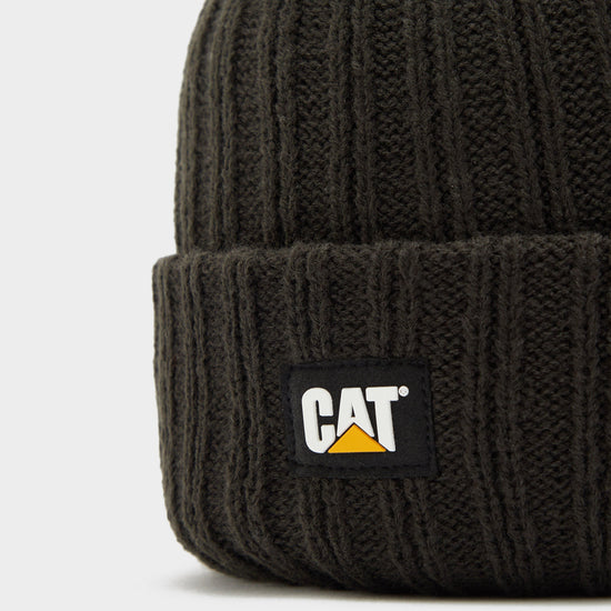 Logo Ribbed Beanie