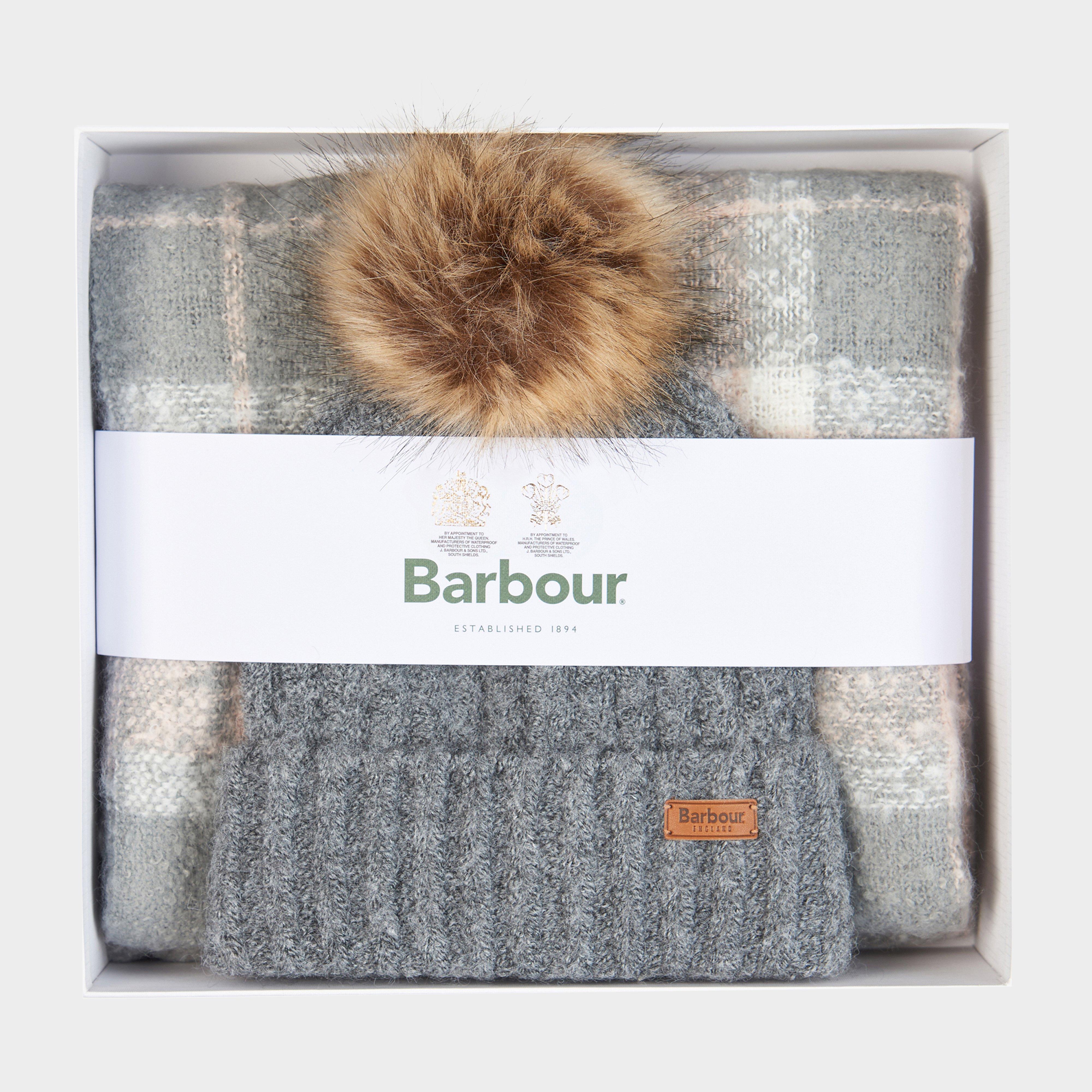 Womens Saltburn Beanie & Tartan Scarf Set