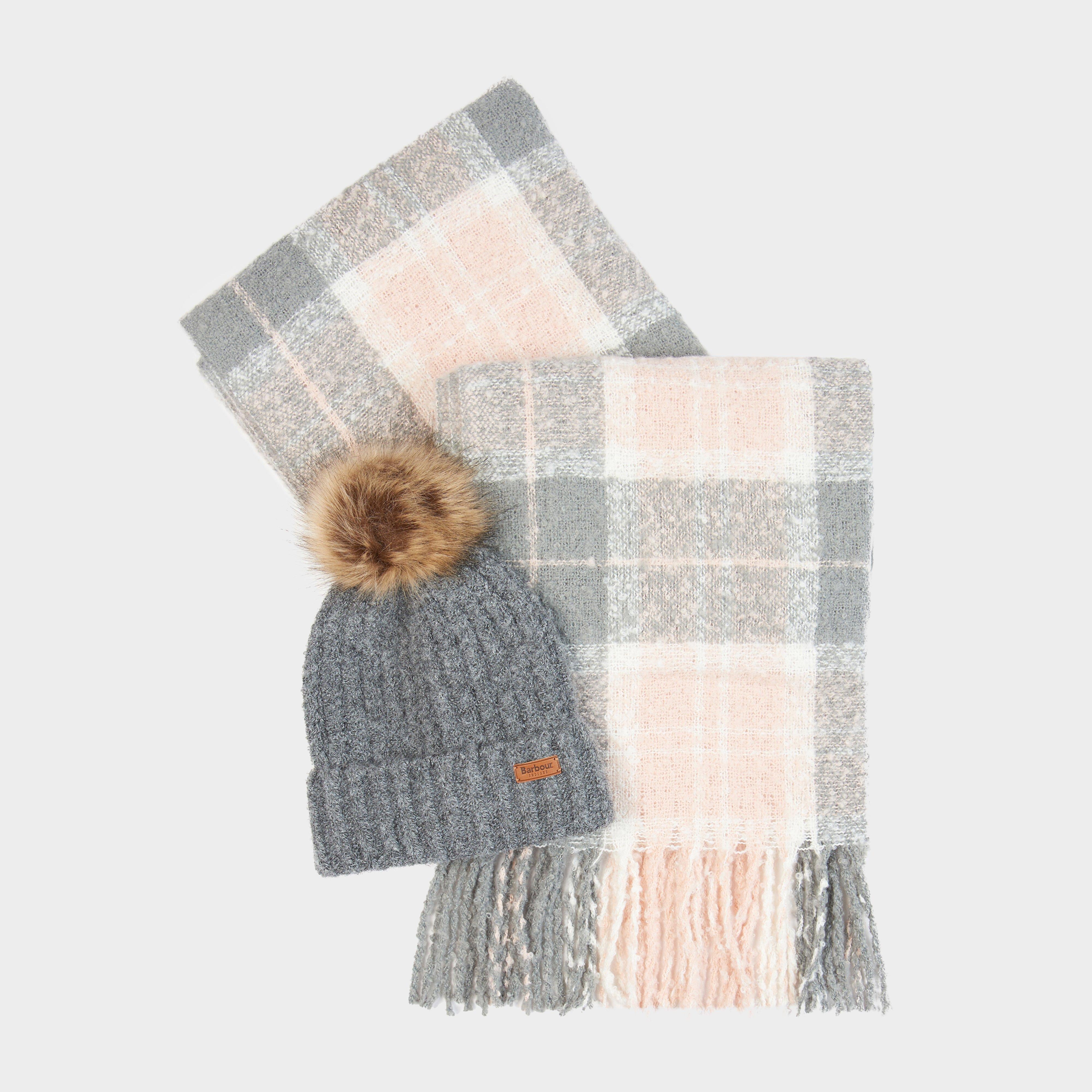 Womens Saltburn Beanie & Tartan Scarf Set