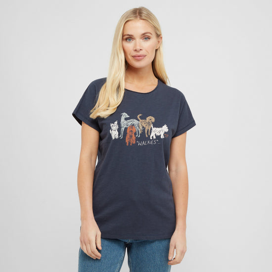 Women's Walkies Front Print Graphic T-shirt