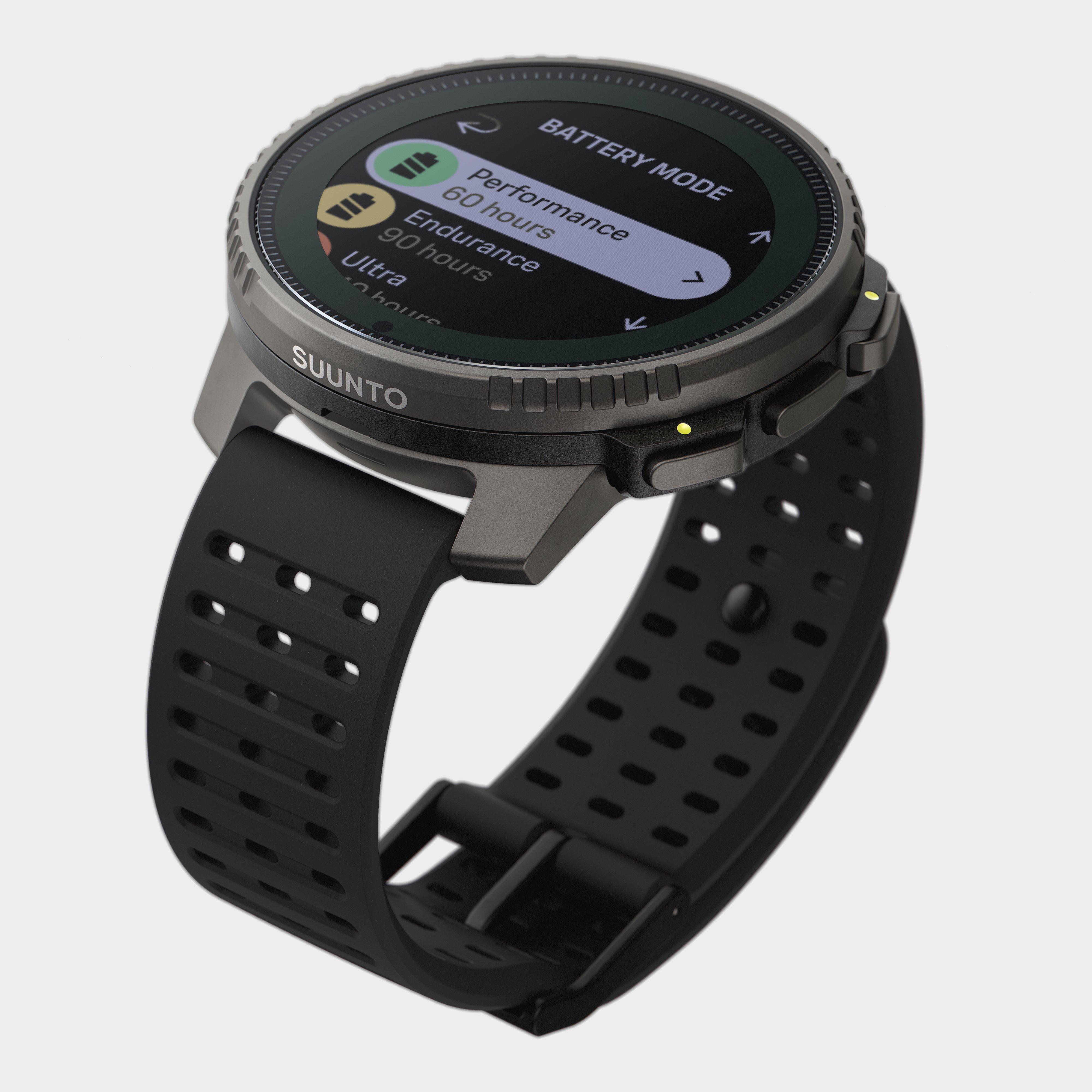 Vertical GPS Watch Titanium Solar Black