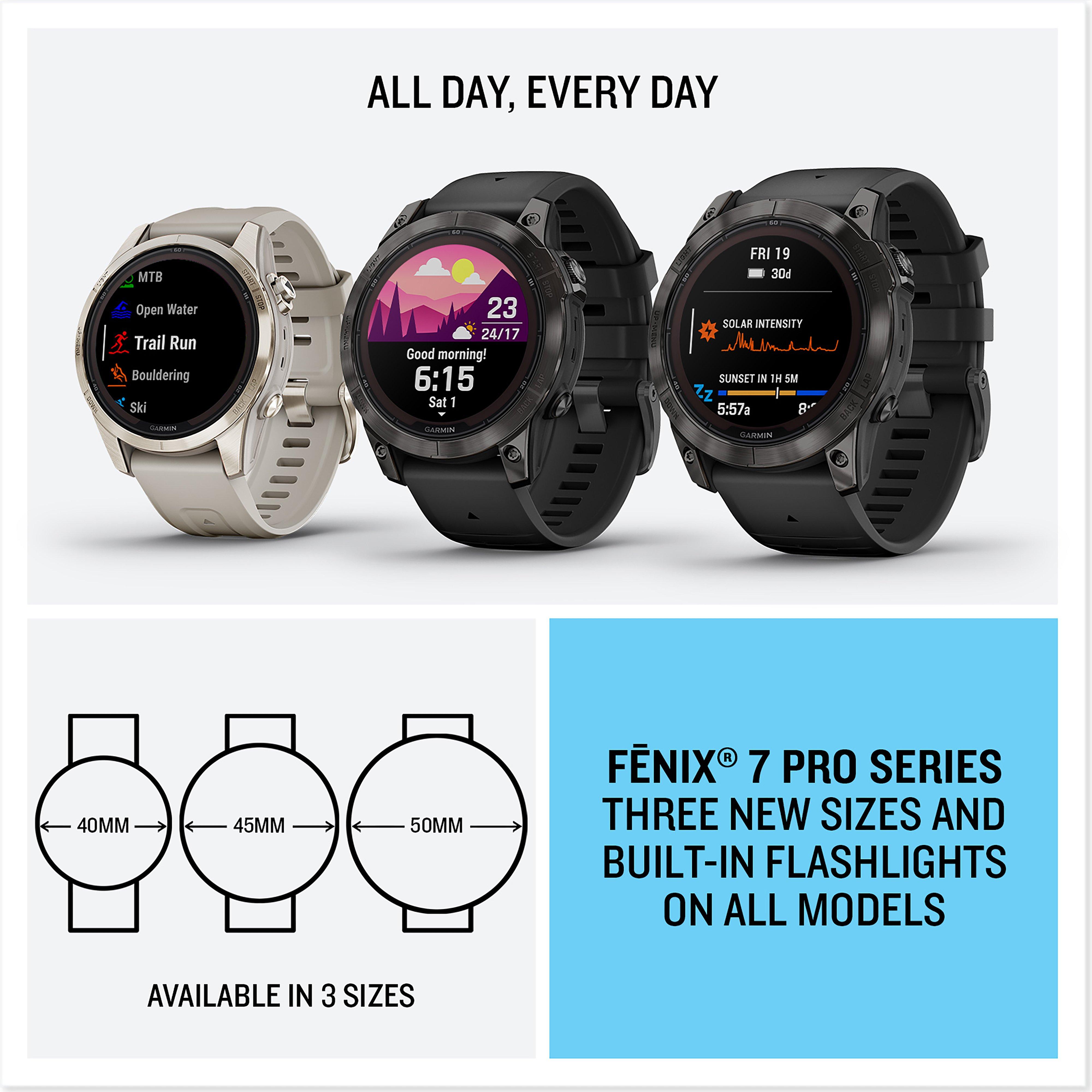 fenix® 7X Pro Sapphire Solar Edition