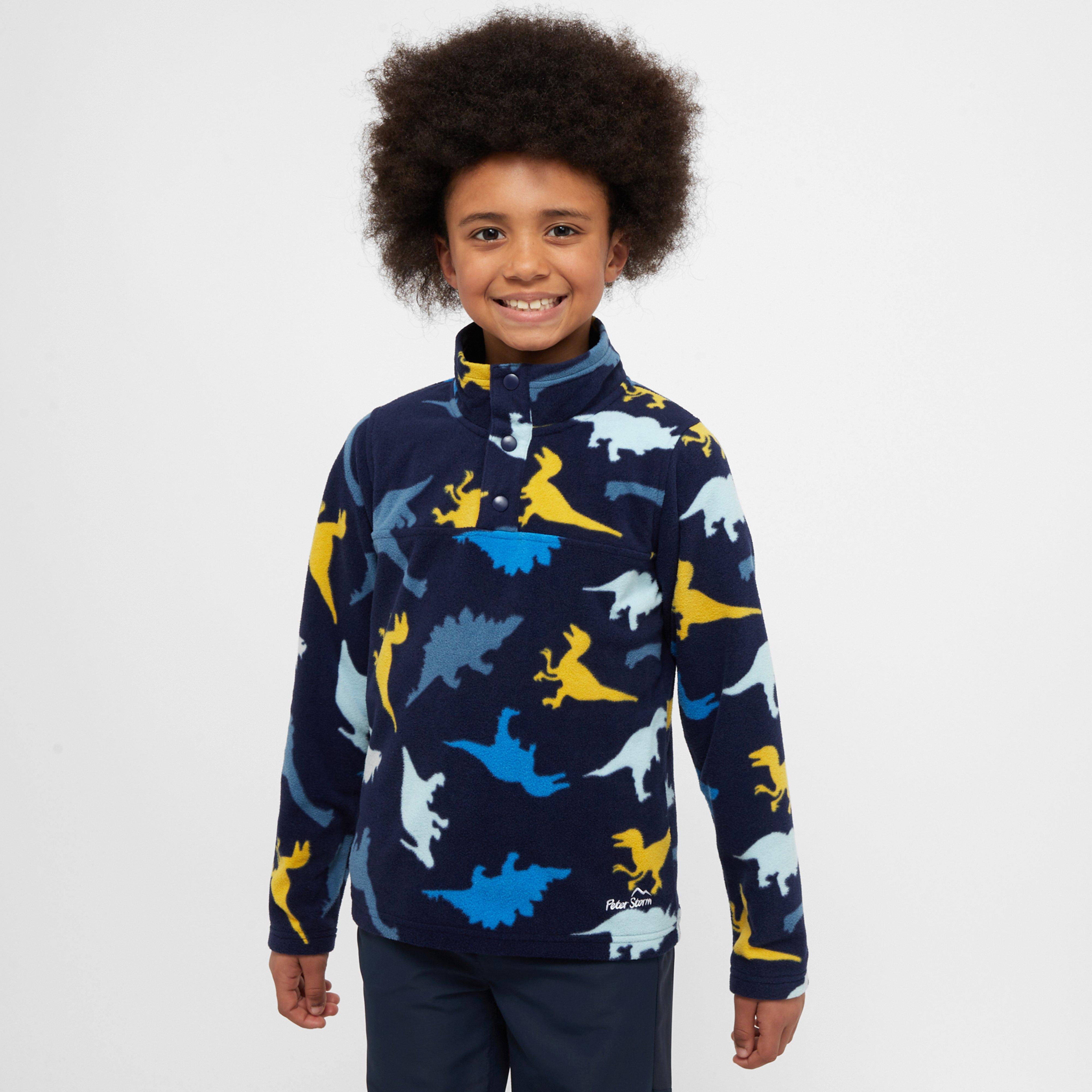 Kids’ Dinosaur Snap Fleece