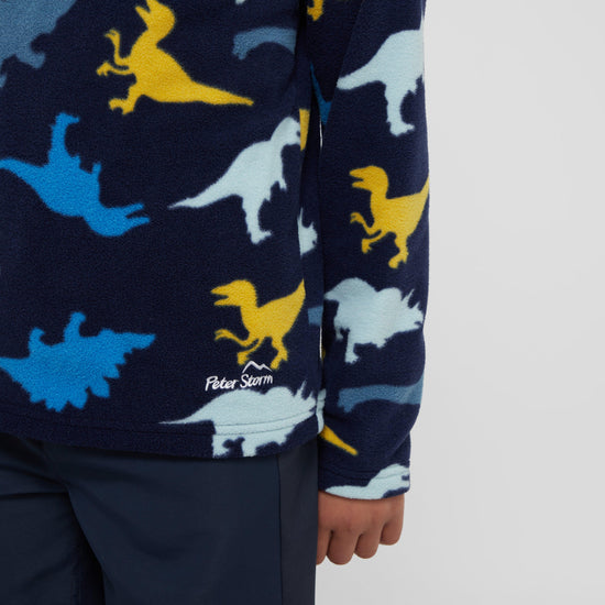 Kids’ Dinosaur Snap Fleece