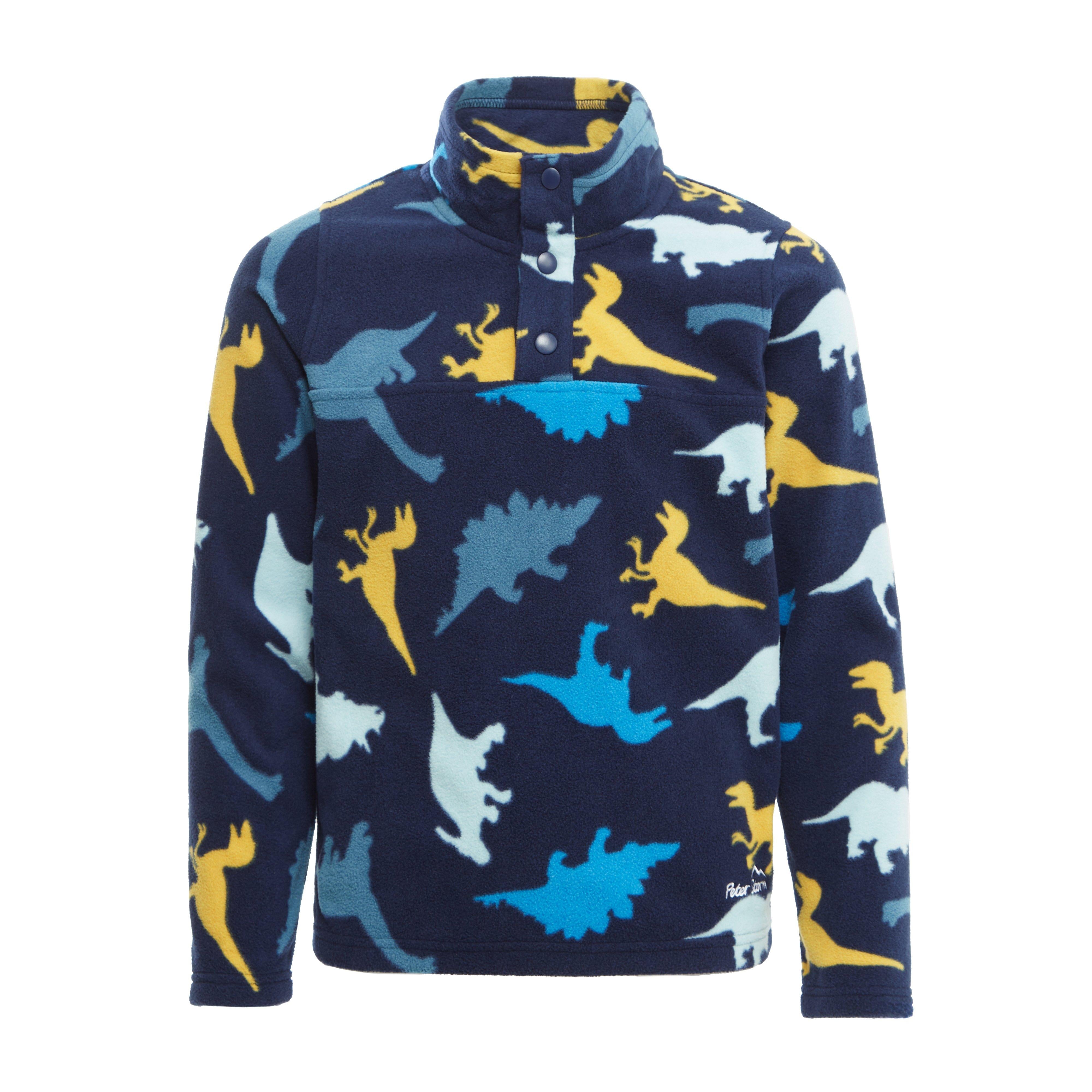 Kids’ Dinosaur Snap Fleece
