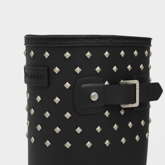 Women’s Refined Tall Studded Cuff Wellington Boots