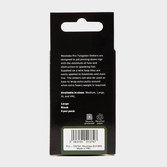 Tungsten Sinkers Large