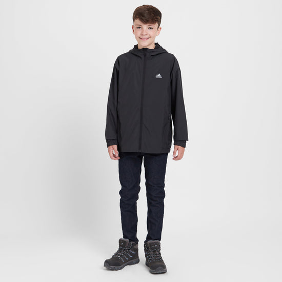 Kids’ Utility 3 Stripes Hooded Jacket