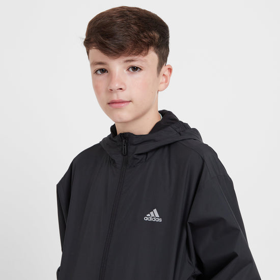 Kids’ Utility 3 Stripes Hooded Jacket