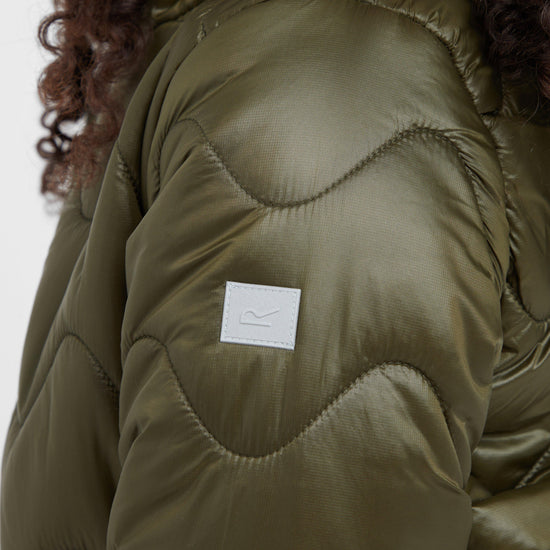 Kids' Cambrie Long Line Quilted Jacket