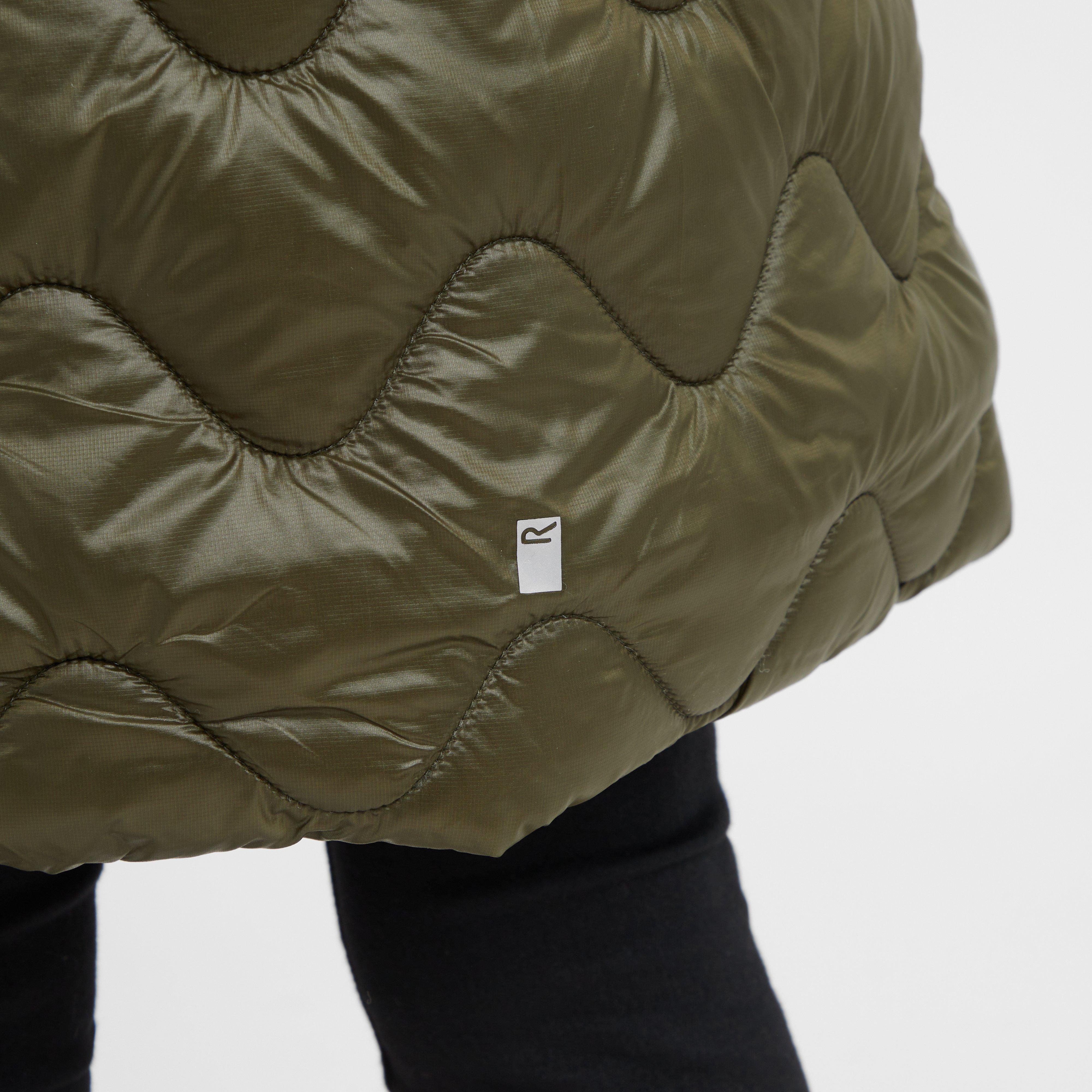 Kids' Cambrie Long Line Quilted Jacket