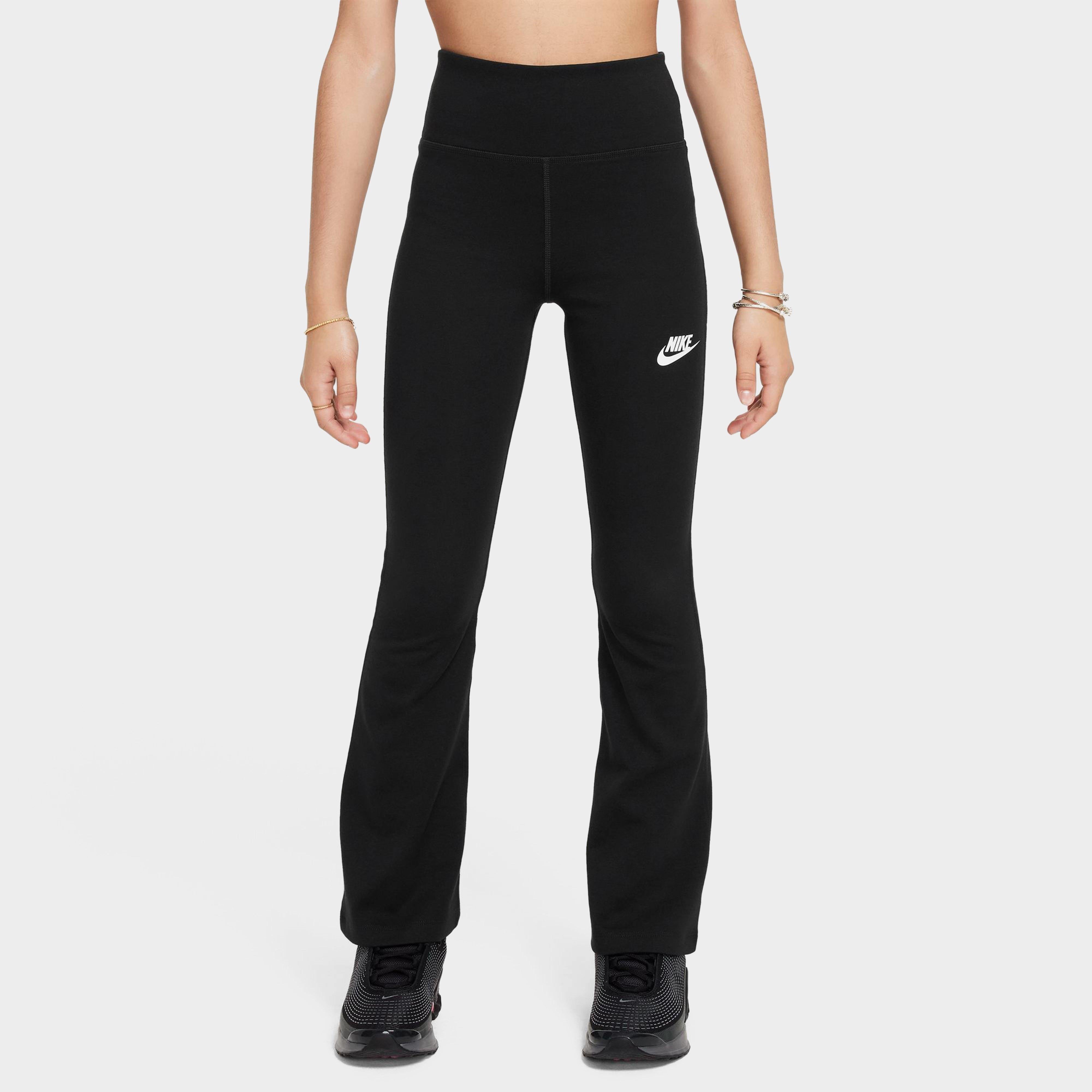 Girls' High-Waisted Flared Leggings
