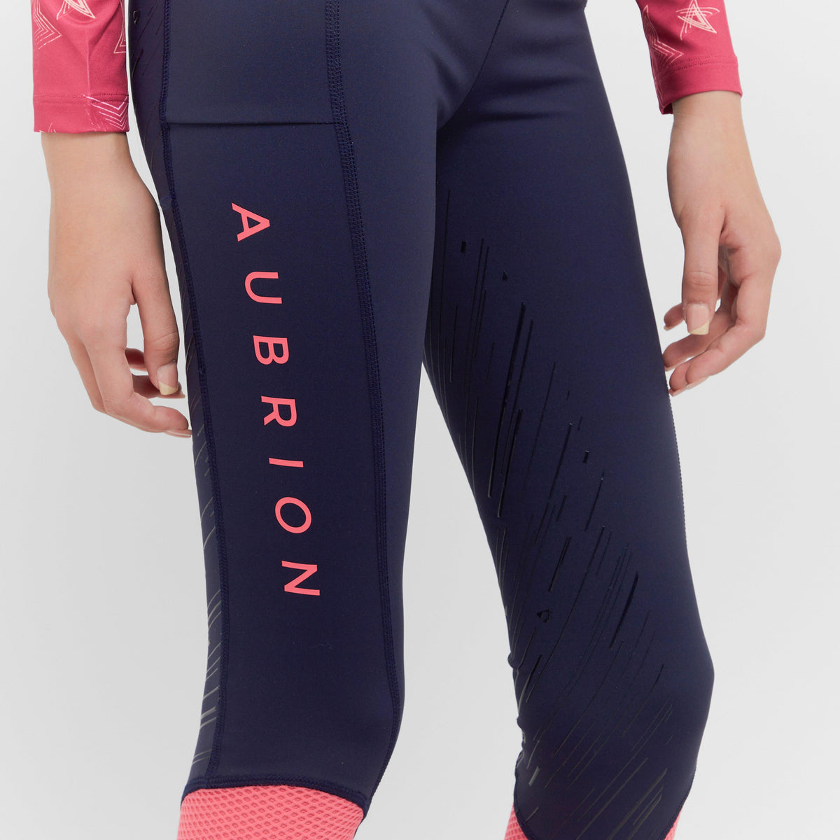 Kids’ Rhythm Mesh Riding Tights