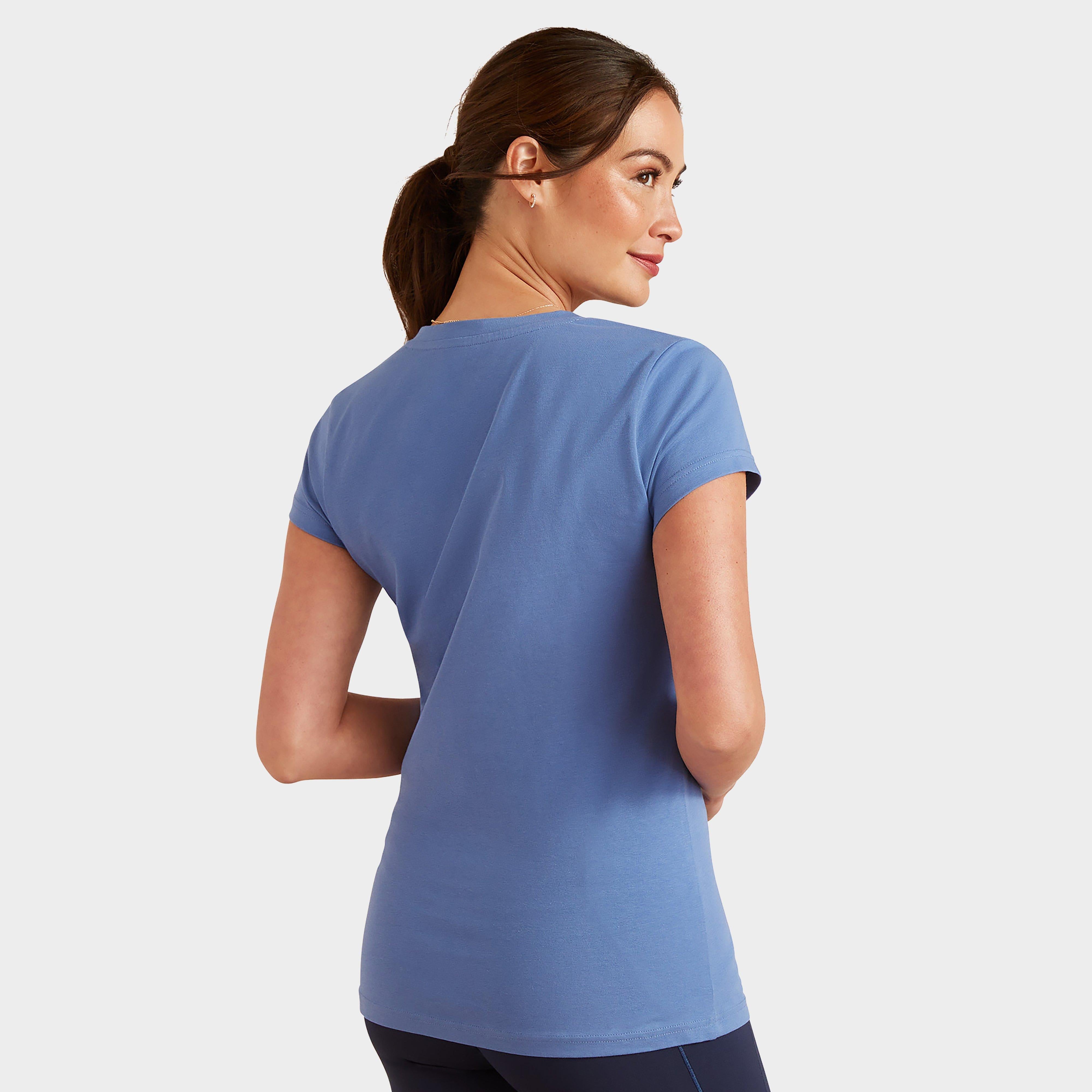Womens Vertical Logo V T-Shirt