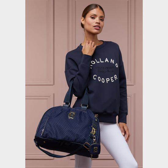 Womens Crystal Crew Neck Sweater