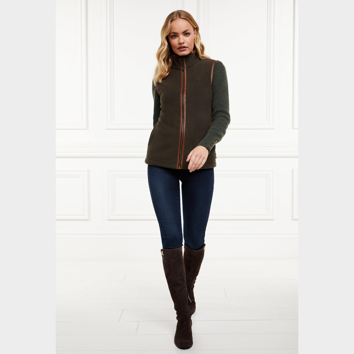 Womens Country Fleece Gilet