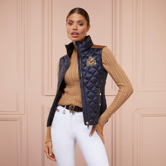 Womens Diamond Quilt Classic Gilet