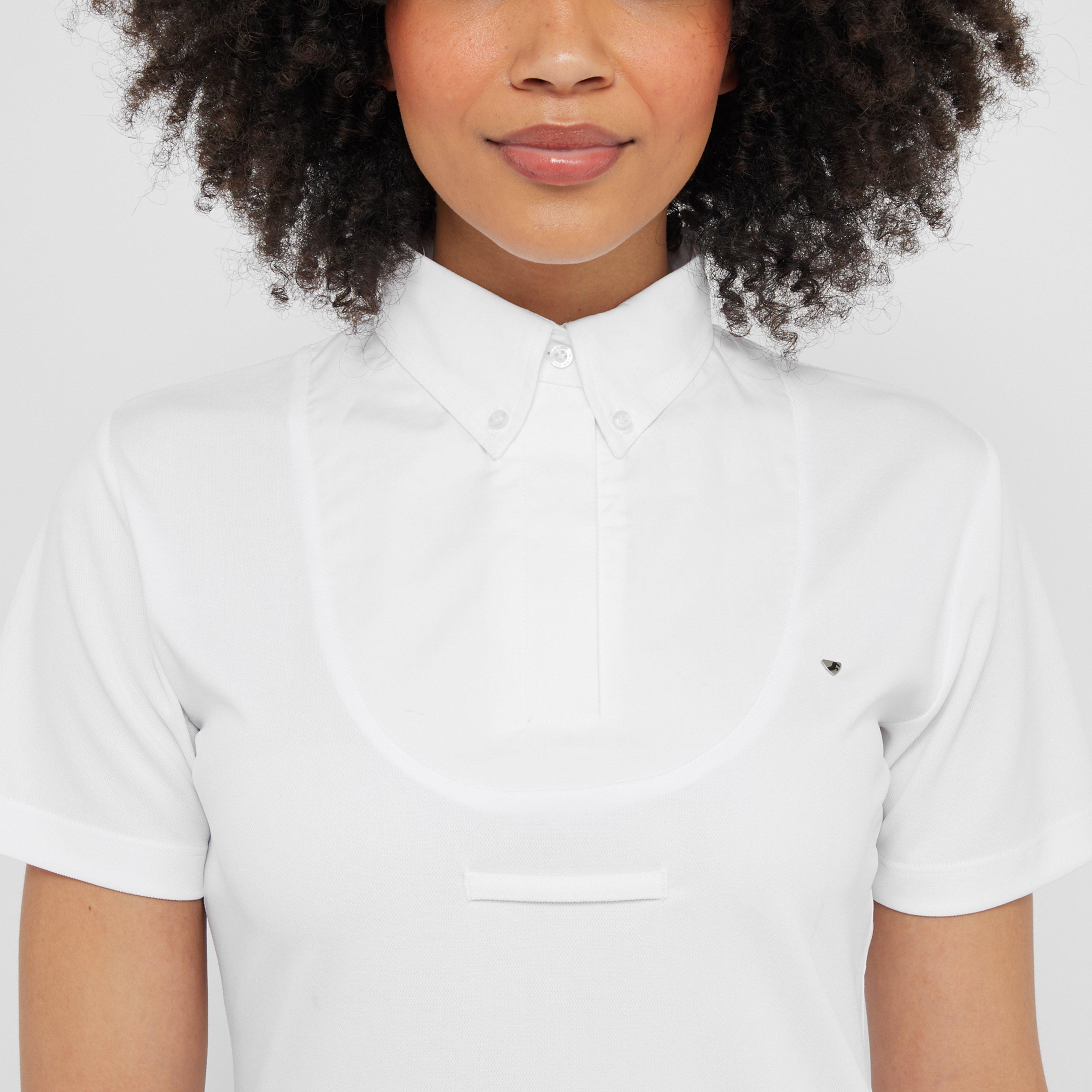 Women’s Short Sleeve Tie Shirt White
