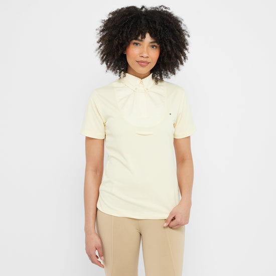 Women’s Short Sleeve Tie Shirt Yellow