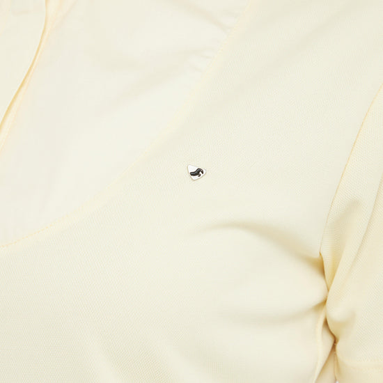 Women’s Short Sleeve Tie Shirt Yellow