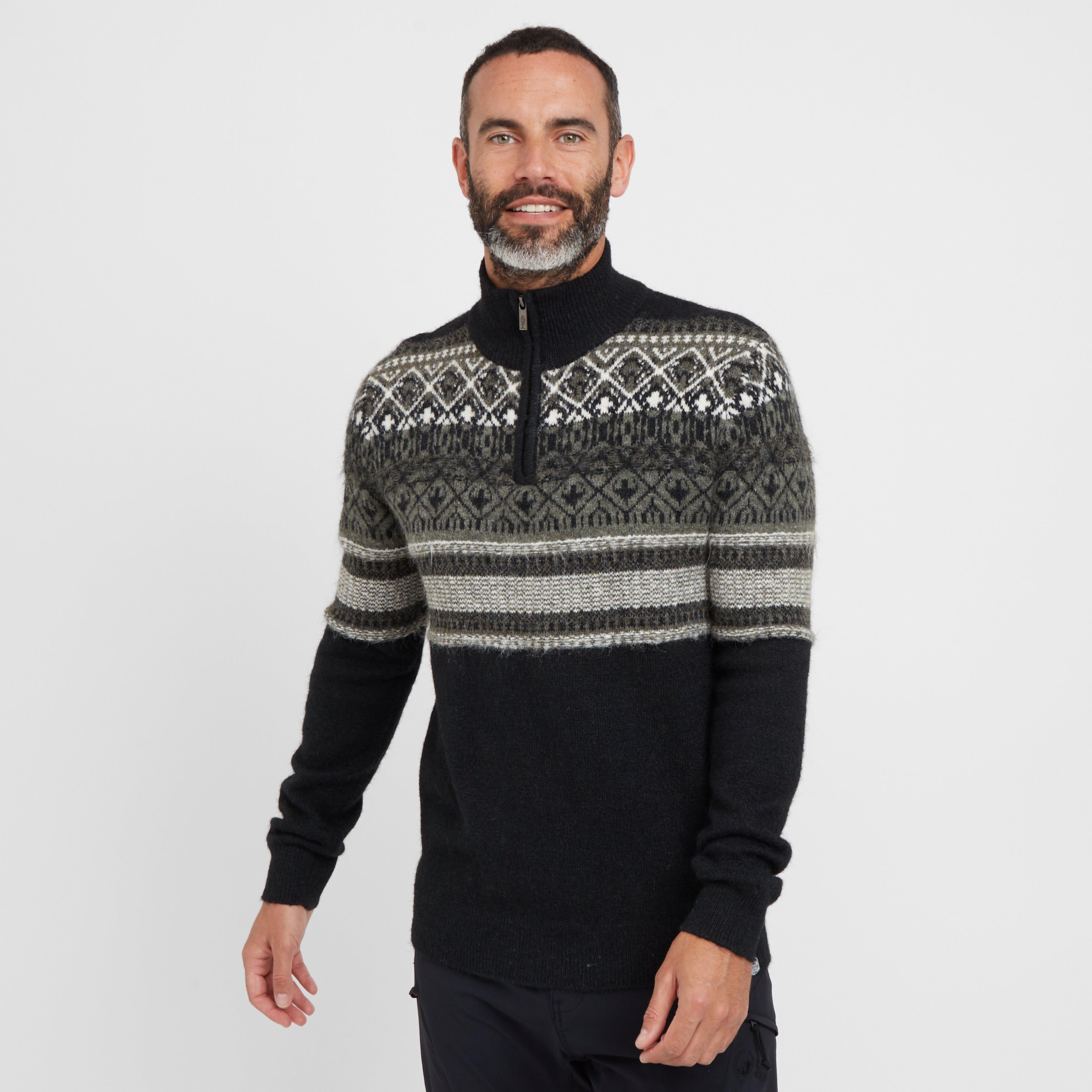 Men’s Yarmouth Fair Isle Half Zip Sweater