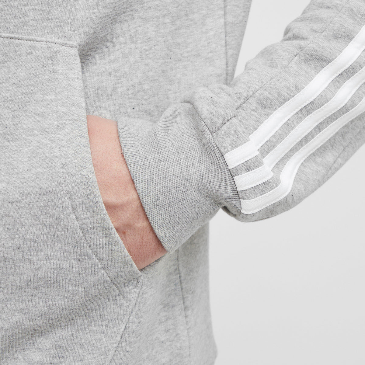 Men's Essentials Fleece 3-Stripes Hoodie